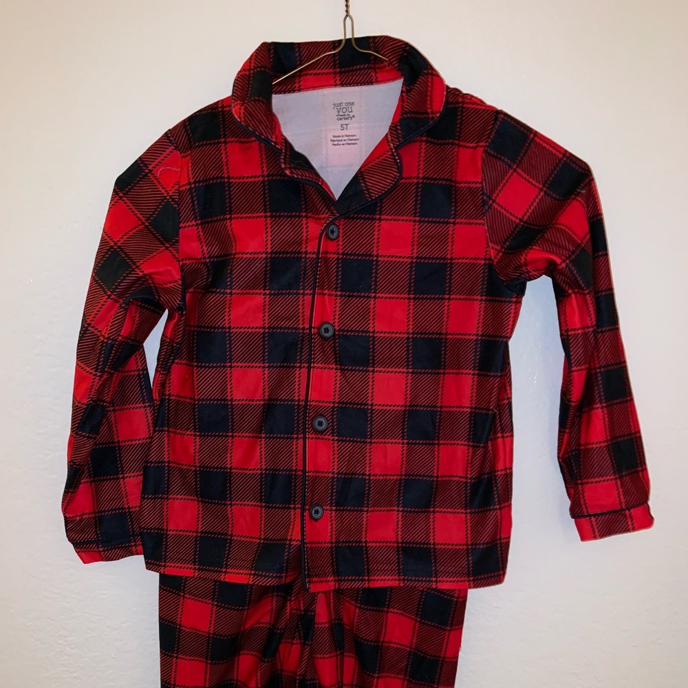 Kids 5T Brand New Carter’s Checkered PJs